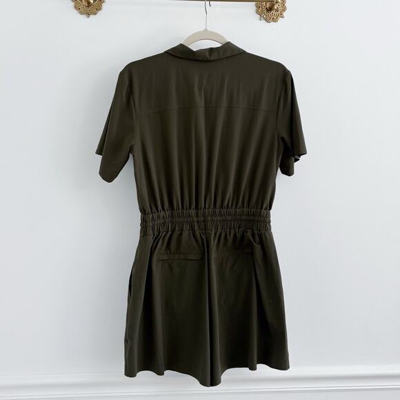 Athleta Avenue Olive Green Athletic Romper - Picture 8 of 8